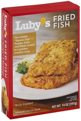 Lubys Wild Caught Fried Fish - 14 oz, Nutrition Information | Innit