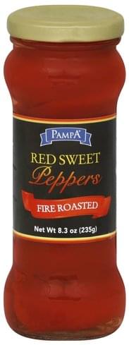 Pampa Red Sweet, Fire Roasted Peppers - 8.3 oz