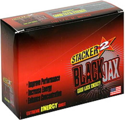 Stacker 2 Black Jax Extreme Energy Shot 10 ea, Nutrition Information