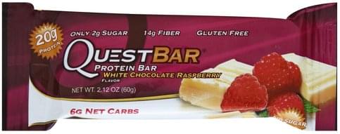 Quest Bar White Chocolate Raspberry Flavor Protein Bar - 2.12 oz