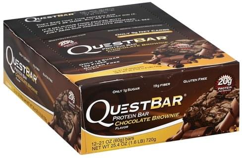Quest Bar Chocolate Brownie Flavor Protein Bar - 12 ea