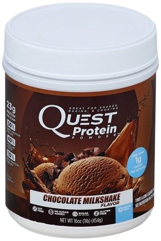 Quest Chocolate Milkshake Flavor Protein Powder - 16 oz
