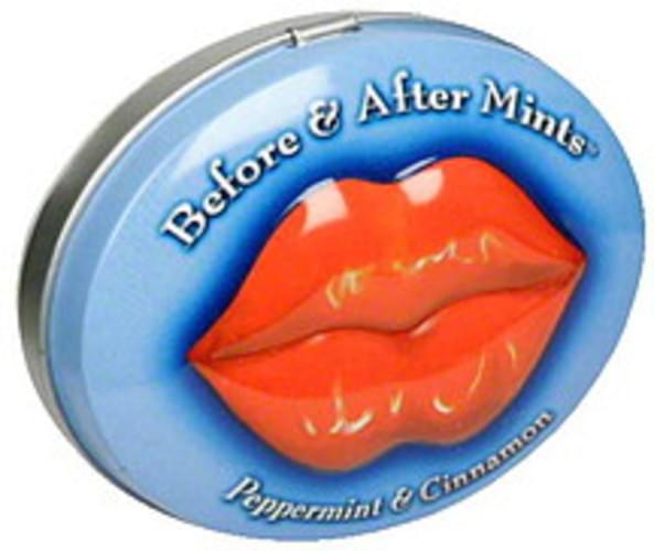 Before & After Mints Peppermint & Cinnamon Mints 16.5 g, Nutrition