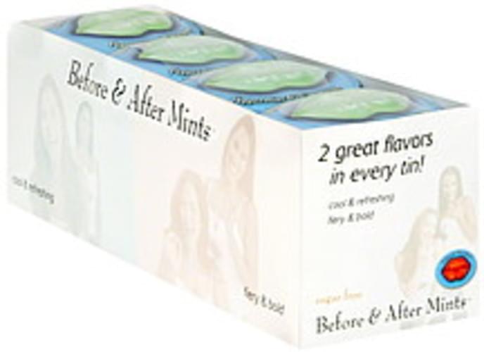 Before & After Mints Peppermint & Wintergreen Mints 1 ea, Nutrition