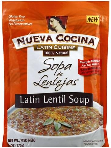 Nueva Cocina Latin Lentil Soup - 6 oz