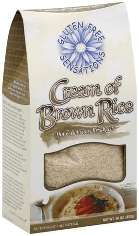 Gluten Free Sensations Cream of Brown Rice - 16 oz