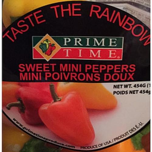 Prime Time Sweet Mini Peppers - 85 g