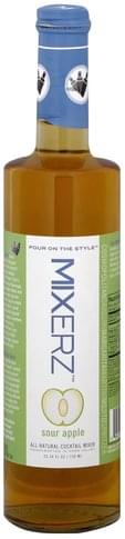 Mixerz Sour Apple All-Natural Cocktail Mixer - 25.36 oz