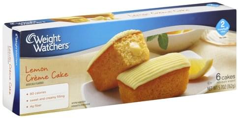 Weight Watchers Lemon Creme Cake 6 Ea Nutrition Information Innit
