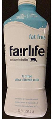 Fairlife Ultra-Filtered Fat Free Milk - 240 ml