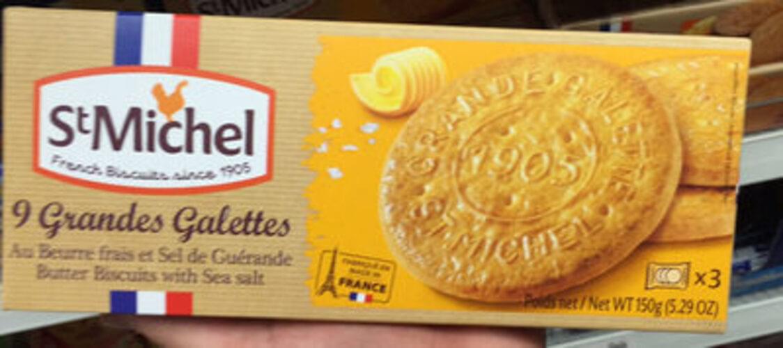 St michel Butter cookies Butter cookies with sea salt grandes galettes