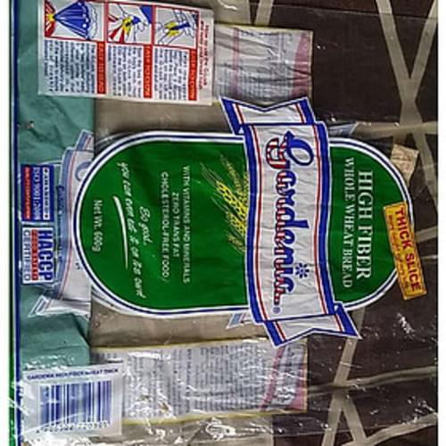 Gardenia Whole Wheat Bread 70 G Nutrition Information Innit
