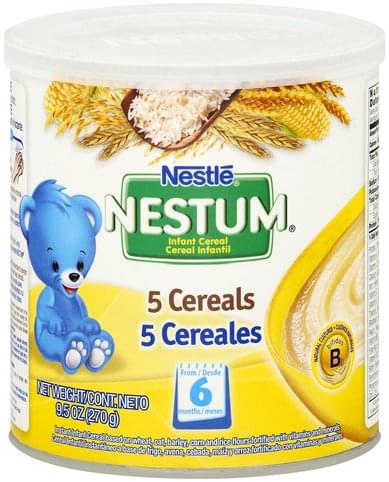 nestle nestum 5 cereals infant cereal