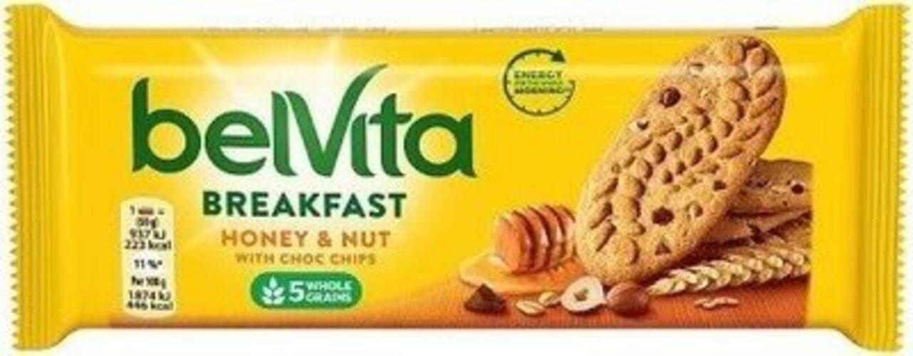 Belvita Breakfast Biscuits Honey And Nuts 50 G Nutrition Information Innit