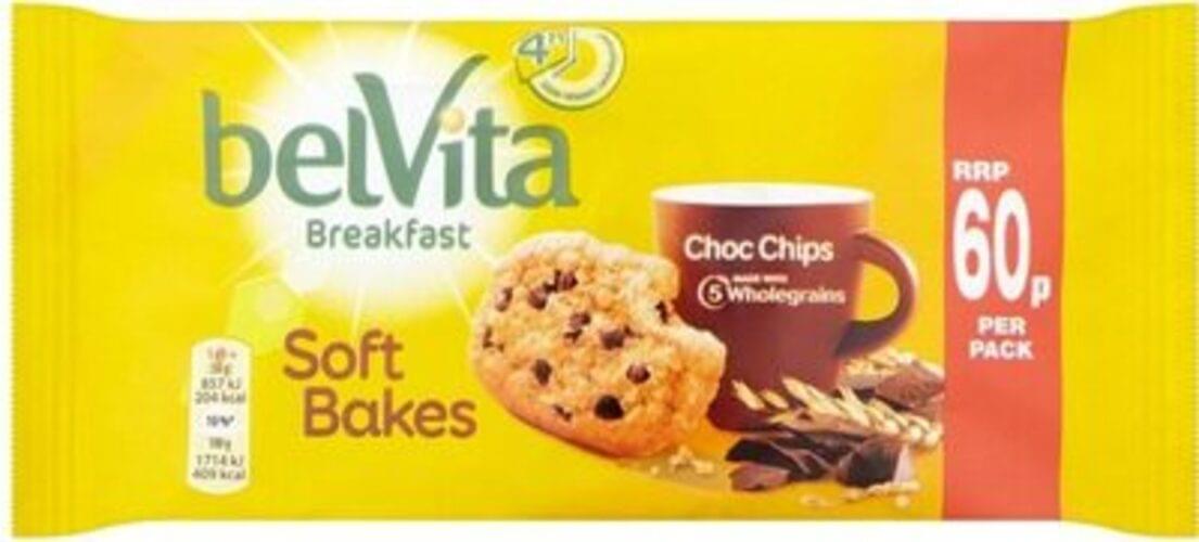 Belvita Belvita Soft Bakes Choc Chip 50 G Nutrition Information Innit