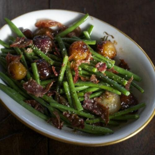 Haricots Verts, Onions and Prosciutto Central Market Really Into Food