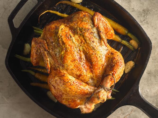 Roast Chicken With Fresh Tarragon Central Market Really Into Food