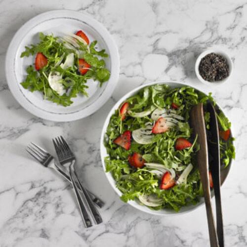 Strawberry Fennel Arugula Salad Cacao Nibs Central Market Really