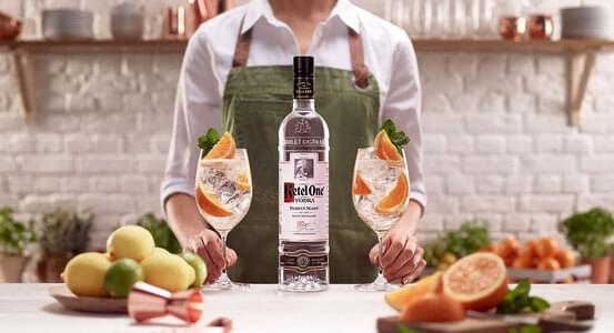Vodka Soda Cocktail