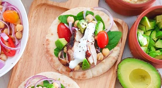 Grilled Chicken Pita