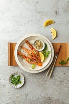 Roasted Prawns with Seaweed Butter