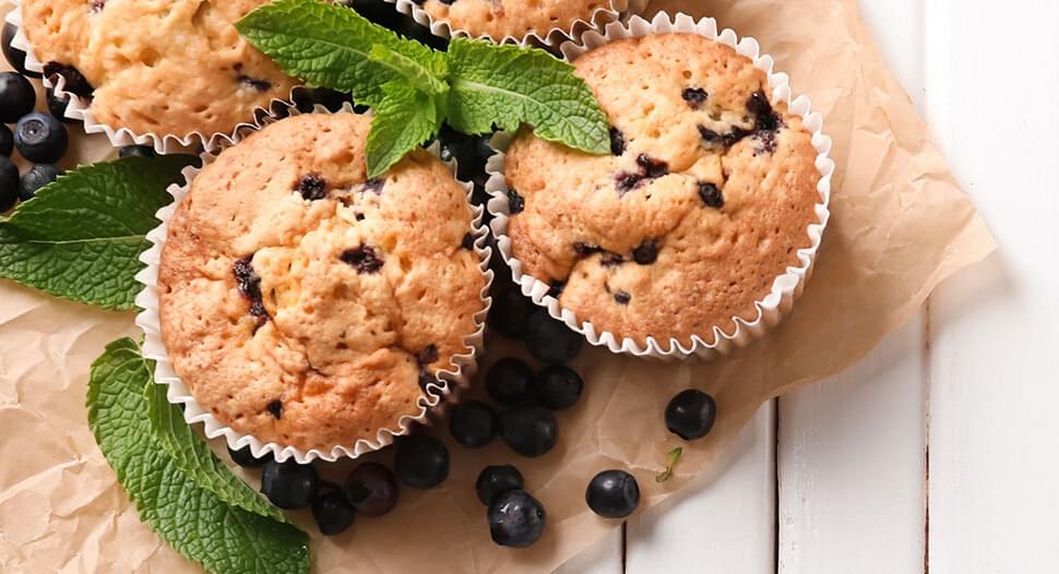 Blueberry Muffins with Organic Millet Quinoa Oatmeal
