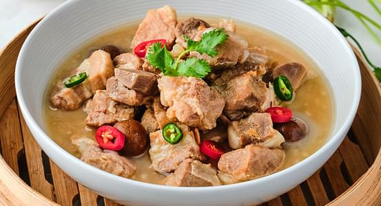 Steamed Pork Ribs with Salted Plum
