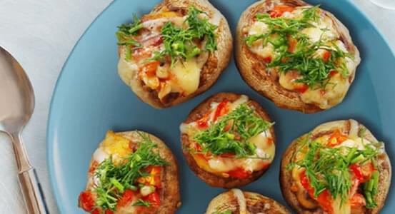 Cheesy Stuffed Mushrooms
