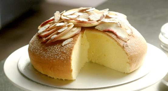Peach Sponge Cake