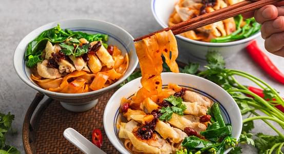 Spicy Chicken Chilli Oil Noodles