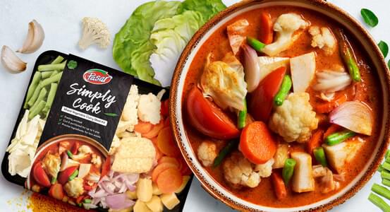Simply Cook Vegetable Kit – Mixed Vegetable Curry