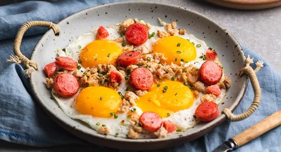 Quick Thai Breakfast Pan Eggs