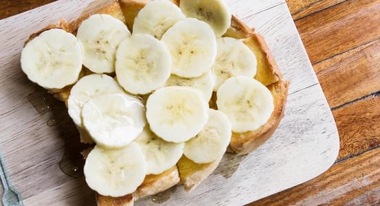 Chocolate Chip, PB & Banana Sandwiches