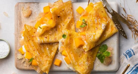 Pomelo & Mango Crepe