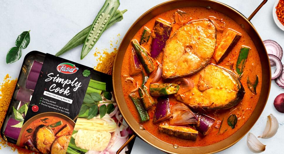 Simply Cook Vegetable Kit – Indian Fish Curry