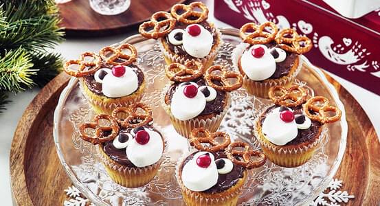 Rudolph Butter Cupcakes