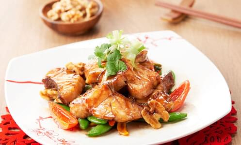 Abundant Pan-fried Grouper with Oyster Sauce