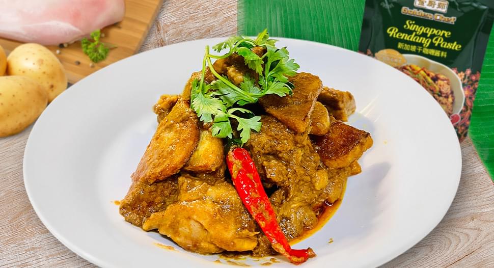 Chicken Rendang with Potatoes