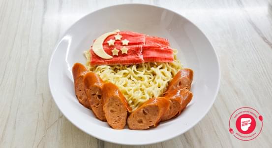 Carbonara-style Instant Noodles