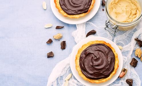Chocolate and Peanut Butter Tartlets