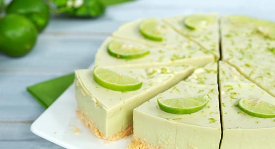 No-Baked Avocado Lime Cheesecake