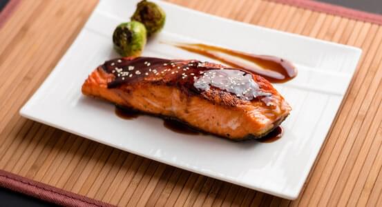 Grilled Teriyaki Salmon