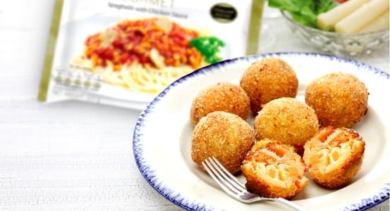 Fried Spaghetti Balls
