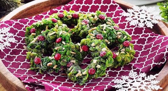 Christmas Cornflakes Wreaths