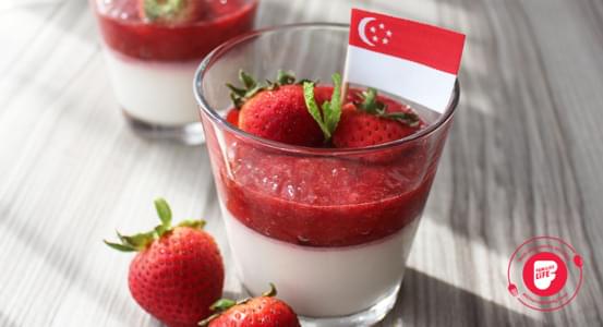 Strawberry Panna Cotta