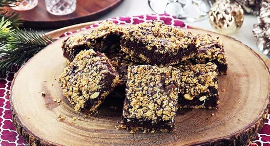 Apple & Hazelnut Oats Brownies