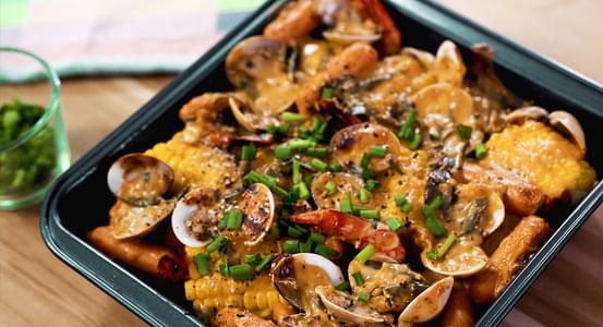 Salted Egg Yolk Seafood Boil