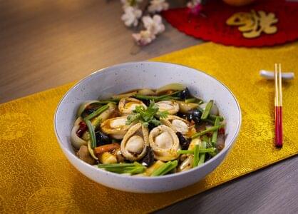 Golden Chef South African Baby Abalone with Korean Rice Cake