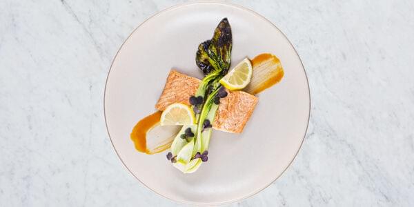 Salmon and Bok Choy