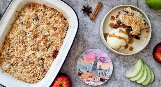 Caramelised Apple Crumble